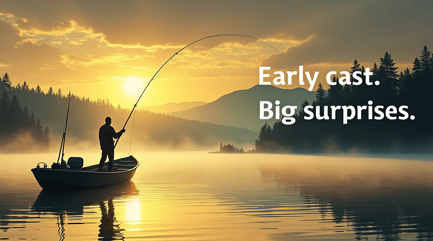 Collage of iconic Canadian fishing waters from coast to coast